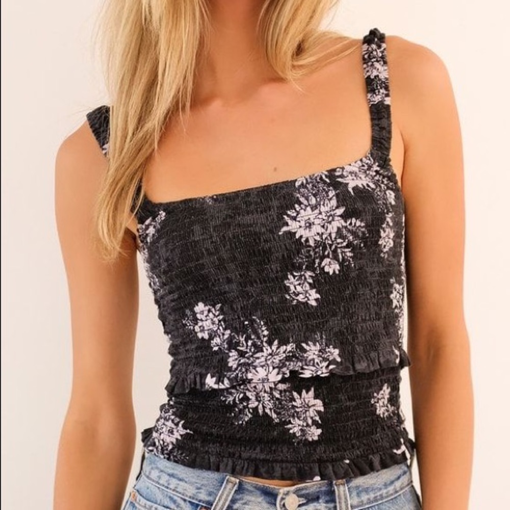 Hanna smocked cami free people